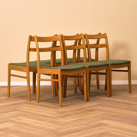 Swedish dining chairs in beech