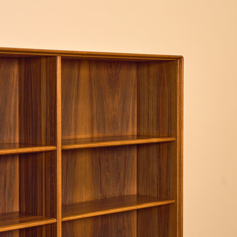 Swedish bookshelf in walnut by Bodafors