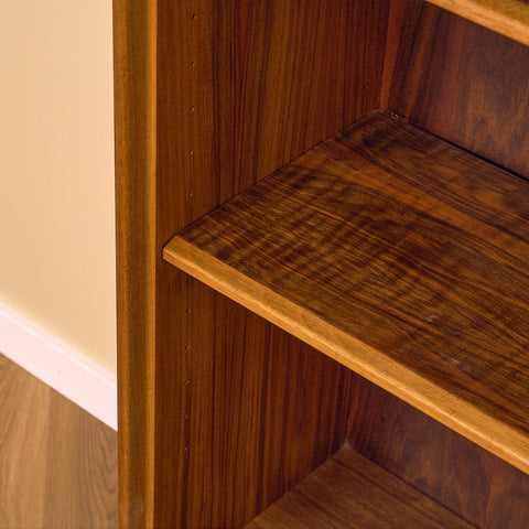 Swedish bookshelf in walnut by Bodafors