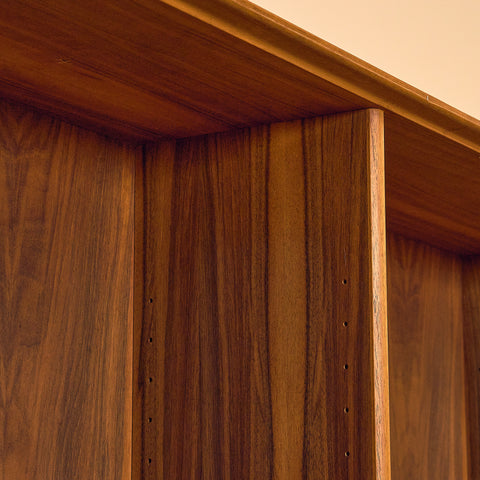 Swedish bookshelf in walnut by Bodafors