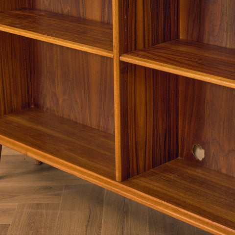 Swedish bookshelf in walnut by Bodafors