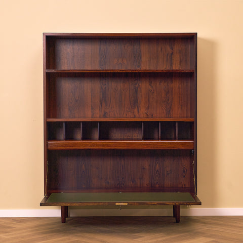 Danish bookshelf in Santos rosewood