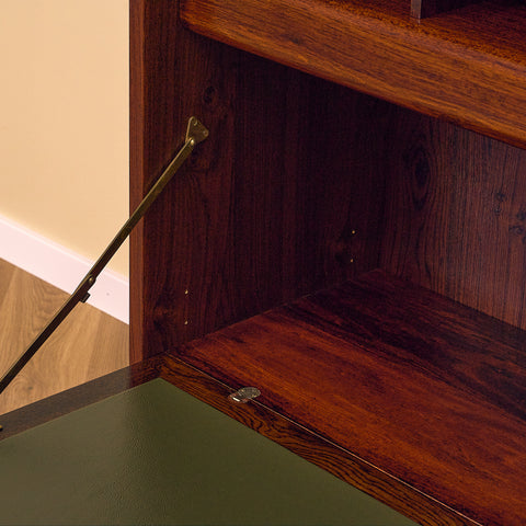 Danish bookshelf in Santos rosewood