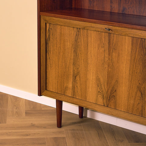 Danish bookshelf in Santos rosewood