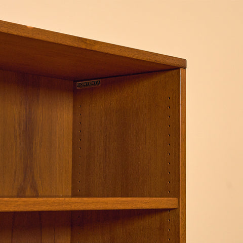 Swedish bookshelf in teak by Johannesborgs Möbelfabrik AB, model "Contenta"