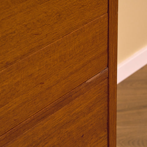 Swedish polyform shelving system in teak