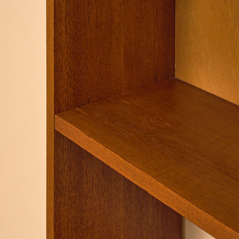 Swedish polyform shelving system in teak