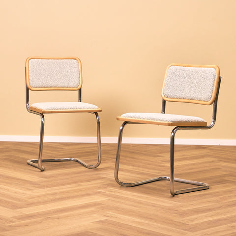 Austrian dining chairs in beech by Marcel Breuer Cesca for BENE