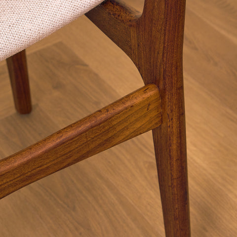 Danish set of 6 dining chairs in teak by Schiønning & Elgaard