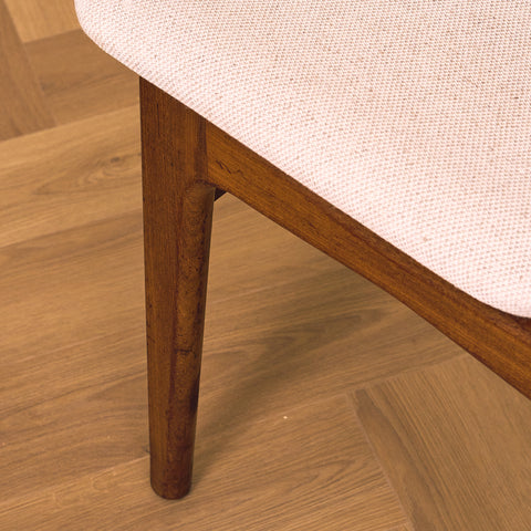 Danish set of 6 dining chairs in teak by Schiønning & Elgaard