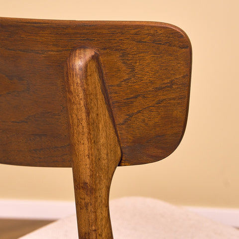 Danish set of 6 dining chairs in teak by Schiønning & Elgaard