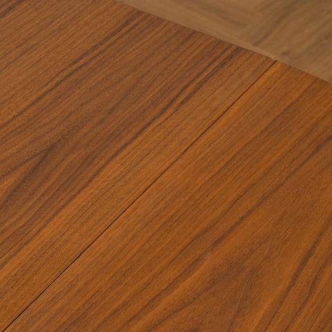 Swedish round dining table in walnut by Svante Skogh, model "Vindö"