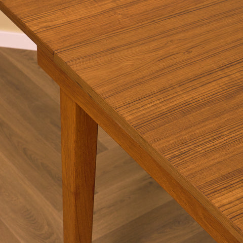 Swedish rectengular dining table in teak