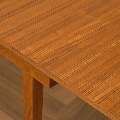 Swedish rectengular dining table in teak