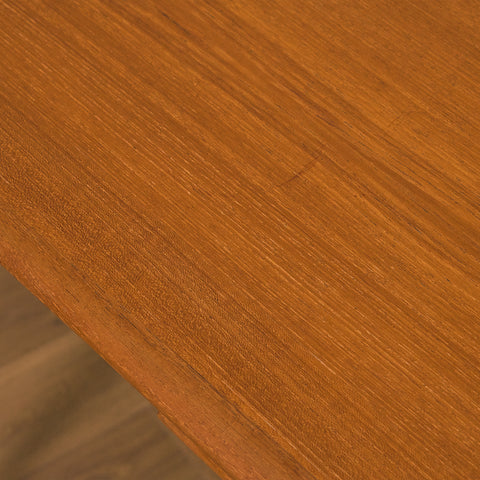 Danish rectangular dining table in teak
