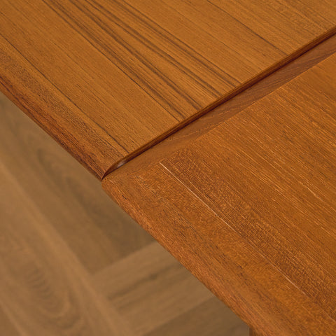 Danish rectangular dining table in teak