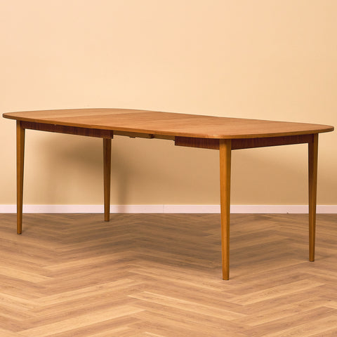Swedish dining table in teak