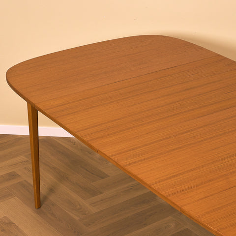 Swedish dining table in teak