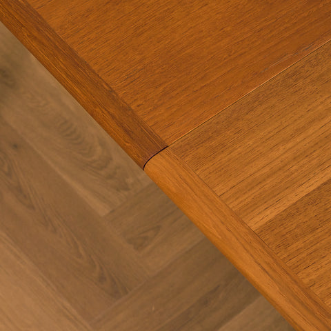 Danish rectangular dining table in teak