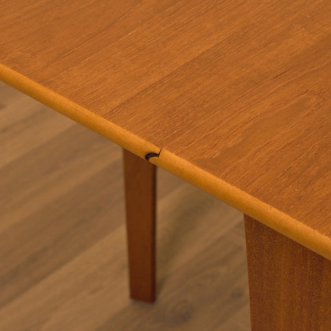 Finnish foldable dining table in teak by Legate Furniture