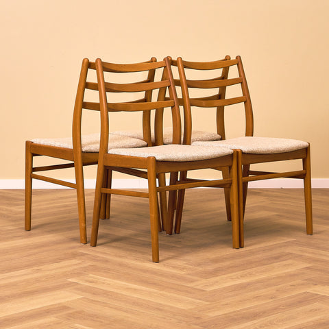 Swedish dining chairs in beech