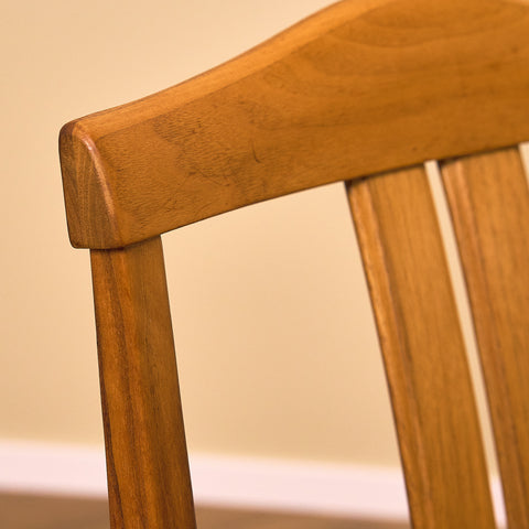 Swedish dining chairs in teak