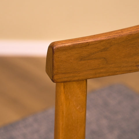 Swedish dining chairs in teak