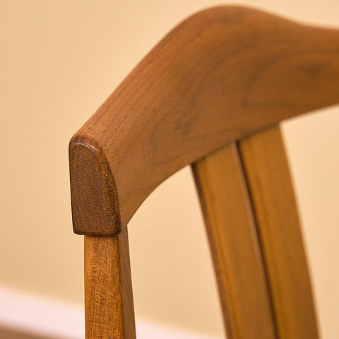 Swedish dining chairs in teak