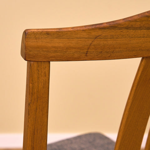 Swedish dining chairs in teak