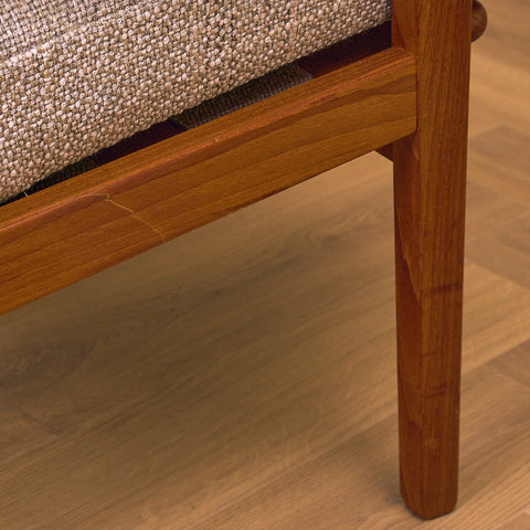 Danish armchair in teak