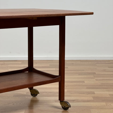 Serving trolley, teak, 1950s-60s.