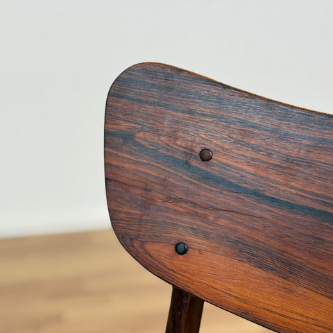 Set of 4 in rosewood and teak, 1950s-60s, Denmark - Beyo Vintage