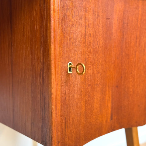 Writing desk in teak, 1950s-60s, Denmark - Beyo Vintage