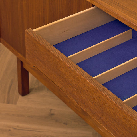 Swedish sideboard in walnut by Nils Jonsson for Troeds, Bjärnum, model 'Arild'