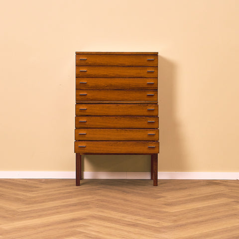 Swedish chest of drawers in Santos rosewood by Fröseke, AB Nybrofabriken