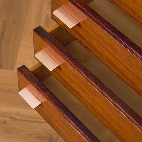 Swedish chest of drawers in Santos rosewood by Fröseke, AB Nybrofabriken