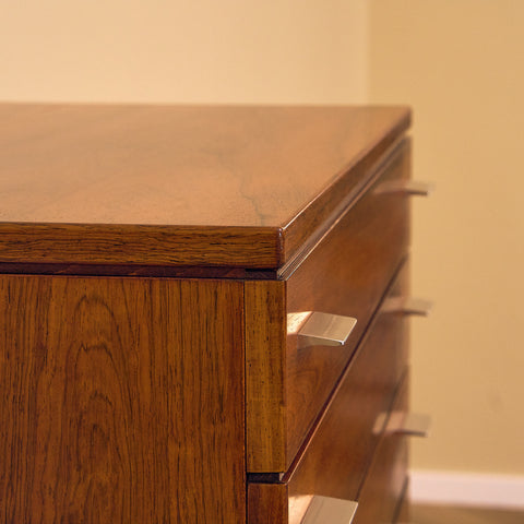 Swedish chest of drawers in Santos rosewood by Fröseke, AB Nybrofabriken