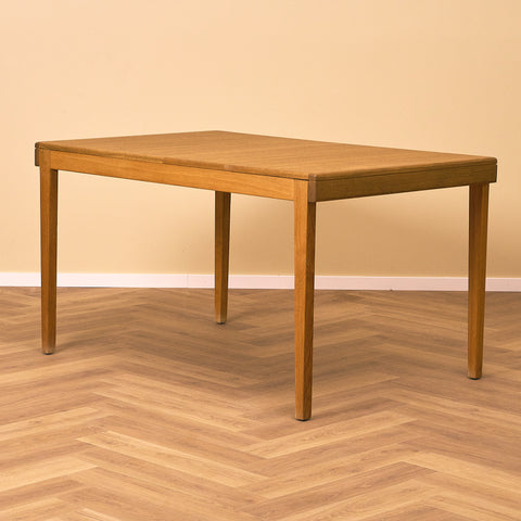 Swedish rectangular dining table in oak