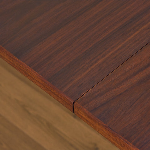 Danish square dining table in Santos rosewood "Arne Vodder style"