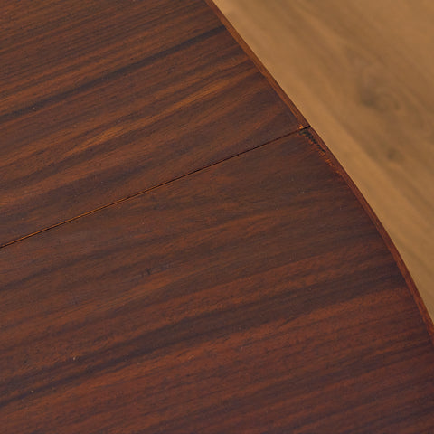 Danish square dining table in Santos rosewood "Arne Vodder style"