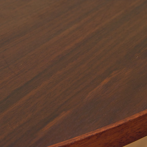 Danish square dining table in Santos rosewood "Arne Vodder style"
