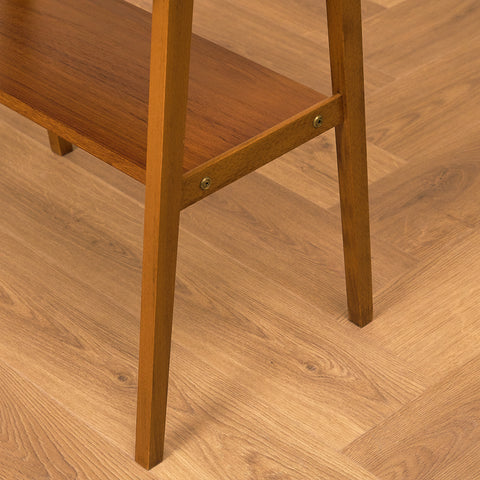 Swedish bedside tables in teak & beech