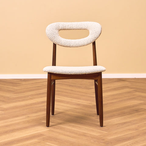 Swedish dining chairs in walnut