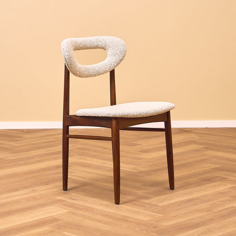 Swedish dining chairs in walnut