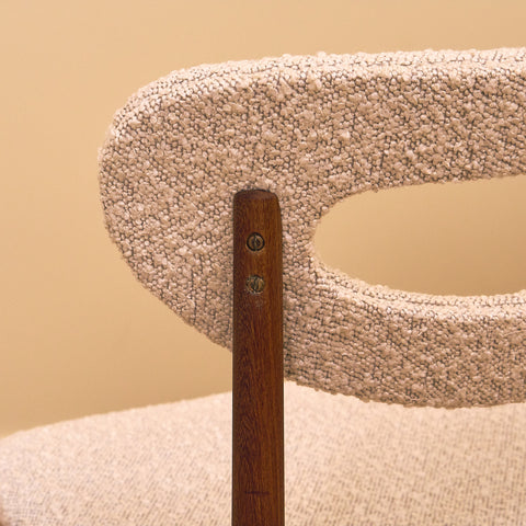 Swedish dining chairs in walnut