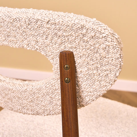 Swedish dining chairs in walnut