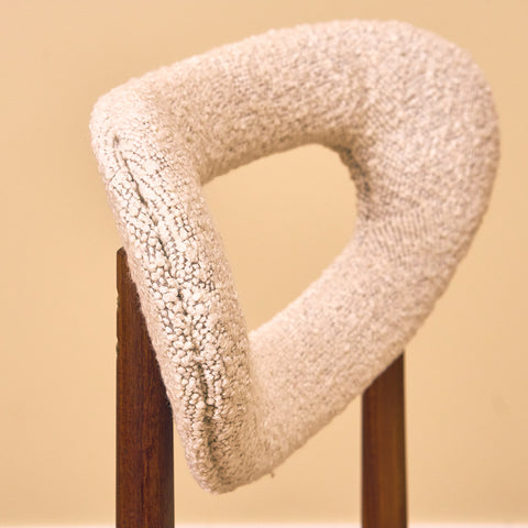 Swedish dining chairs in walnut