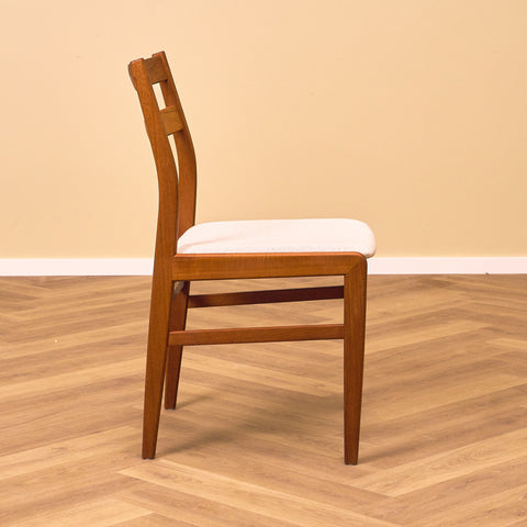 Swedish dining chairs in solid teak