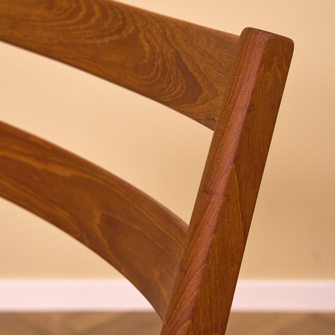 Swedish dining chairs in solid teak