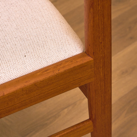 Swedish dining chairs in solid teak